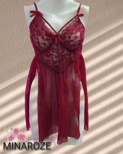 لباس خواب گیپوری هارنس دار زنانه