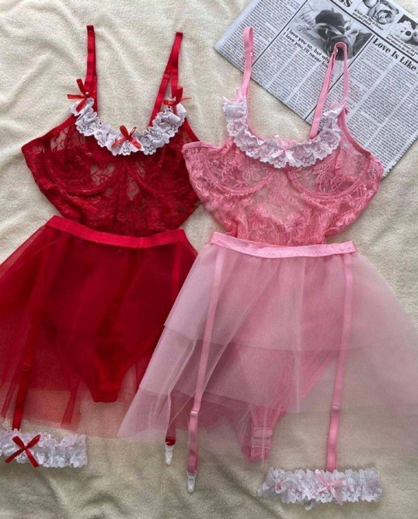 ست بادی و دامن فانتزی زنانه