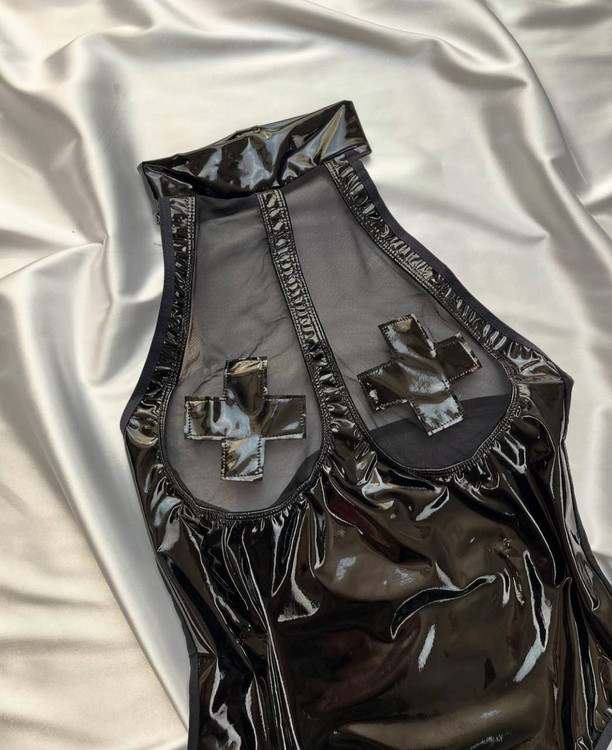 بادی فانتزی زنانه لاتکس