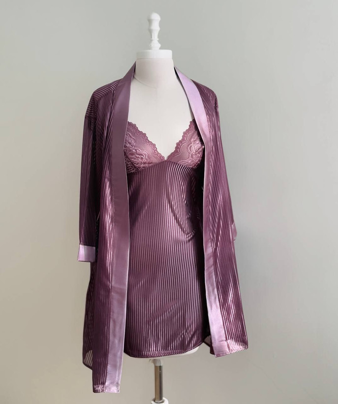 ست لباس خواب و روبدوشامبر زنانه