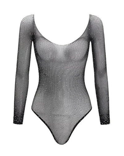 بادی استاکینگ فانتزی نگیندار زنانه