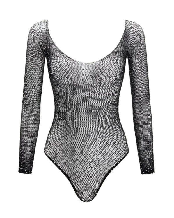 بادی استاکینگ فانتزی نگیندار زنانه