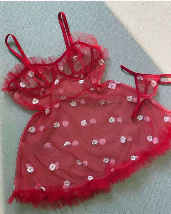 لباس خواب تور فانتزی زنانه