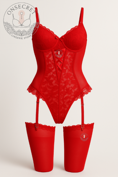 ست بادی و جوراب فانتزی زنانه