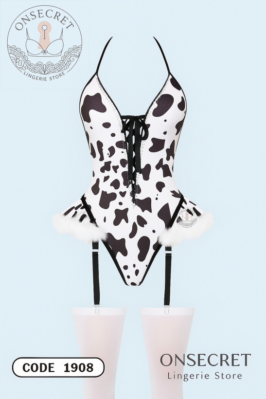 ست جوراب و بادی فانتزی زنانه