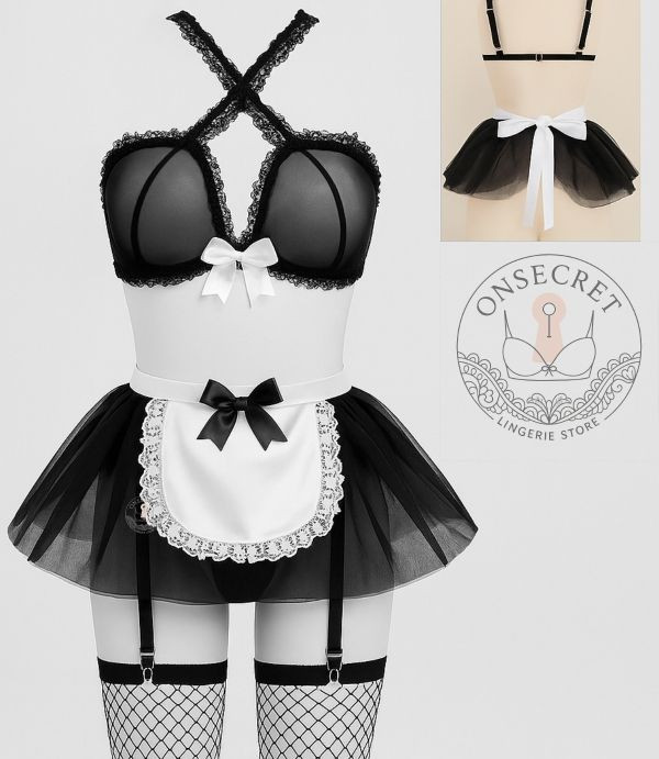 کاستوم خدمتکاری زنانه فانتزی