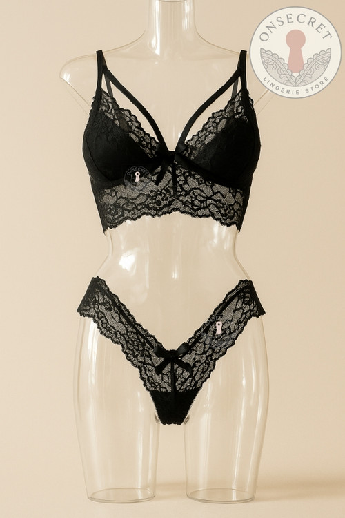 ست شورت و سوتین گیپور زنانه