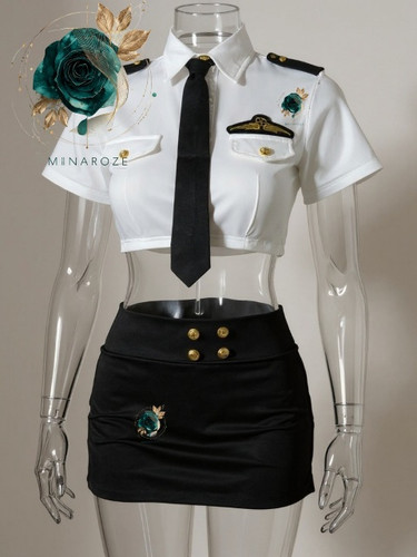 ست کاستوم خلبانی زنانه فانتزی