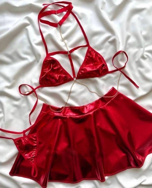 ست لباس زیر فانتزی دیسکویی