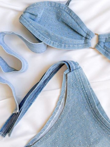 ست شورت و سوتین لی زنانه نگیندار