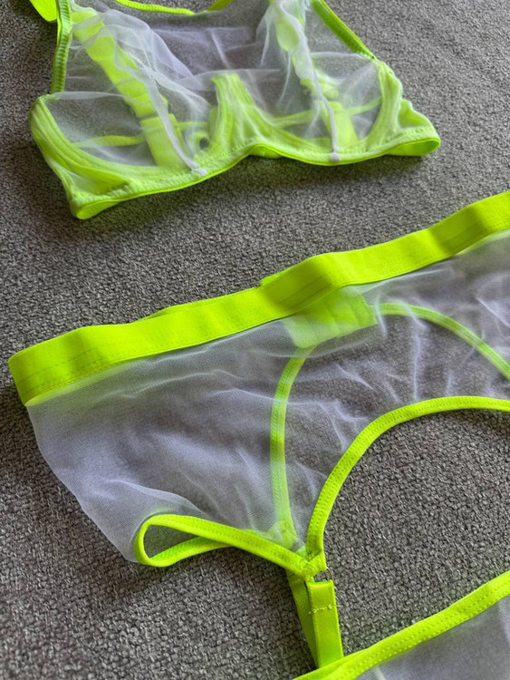 ست لباس زیر فانتزی زنانه تورگاز