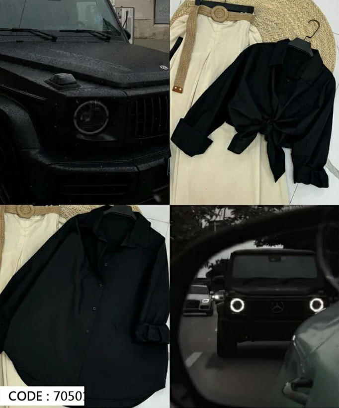 شومیز بیسیک داکرون کد 70501
