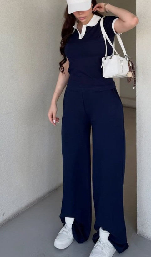 ست پلوشرت و شلوار بگ زنانه دو نخ گلکسی کد 80401 ارسال رایگان