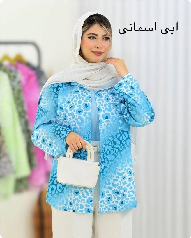 شومیز زنانه پلنگی ینزی مدل ۱۵۵۸۴ ارسال رایگان