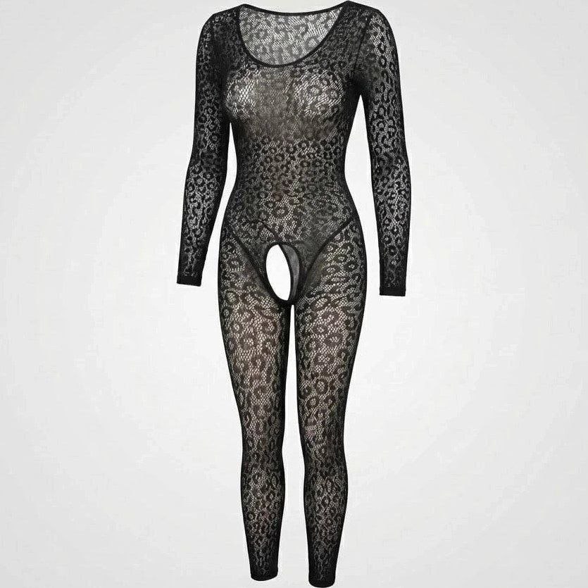 بادی استاکینگ زنانه فول بادی پلنگی وارداتی کد HA301