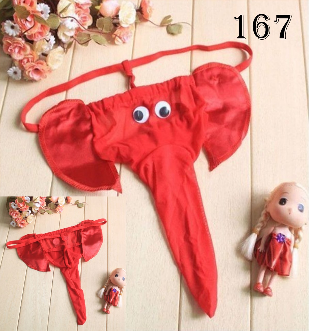 شورت فانتزی مردانه طرح فیل کد 167