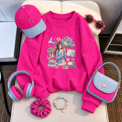 بلوز دورس زنانه توکرکی یقه گرد تاپ برند دختر آبی کد 80764