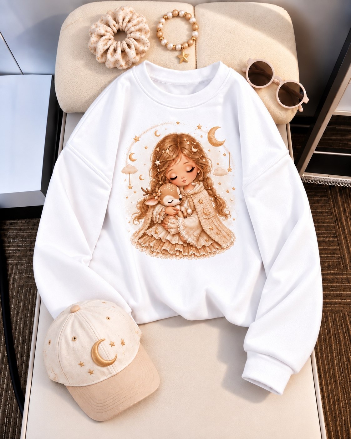 بلوز دورس زنانه توکرکی یقه گرد تاپ برند دختر بچه آهو کد 80771